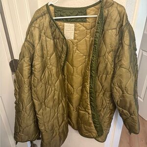 Men’s vintage military liner jacket